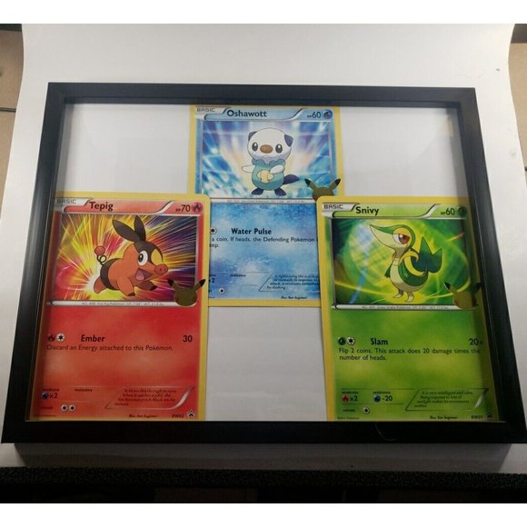 Pokemon First Partners Jumbo Cards Framed - Picture 2 of 5